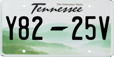 TN license plate Y8225V