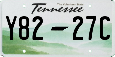 TN license plate Y8227C