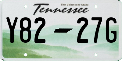 TN license plate Y8227G