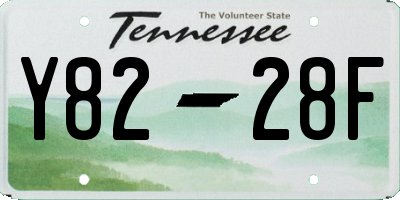 TN license plate Y8228F