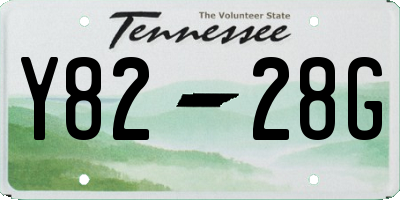 TN license plate Y8228G