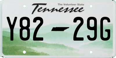 TN license plate Y8229G