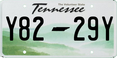 TN license plate Y8229Y