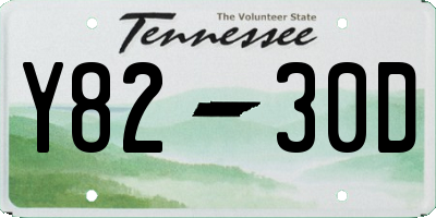 TN license plate Y8230D