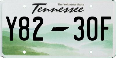 TN license plate Y8230F