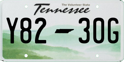 TN license plate Y8230G