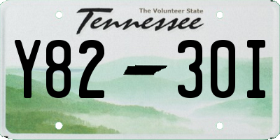 TN license plate Y8230I