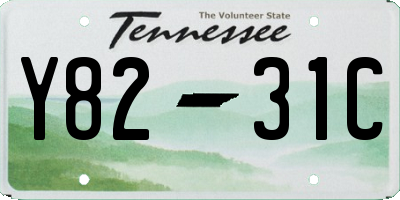 TN license plate Y8231C