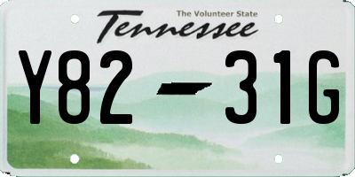 TN license plate Y8231G