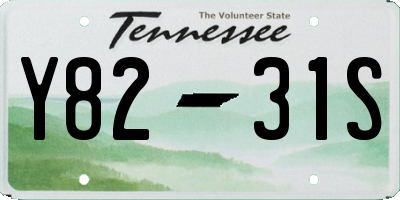 TN license plate Y8231S