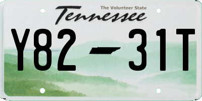 TN license plate Y8231T