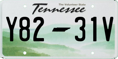 TN license plate Y8231V