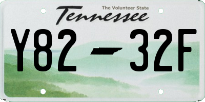 TN license plate Y8232F