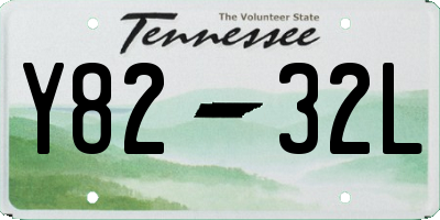 TN license plate Y8232L