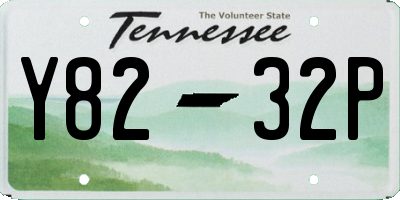 TN license plate Y8232P
