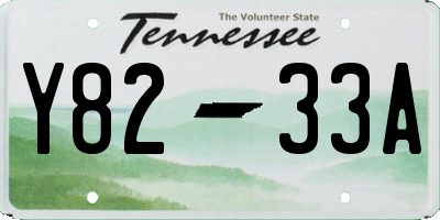 TN license plate Y8233A