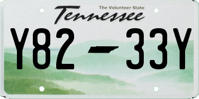 TN license plate Y8233Y