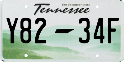 TN license plate Y8234F