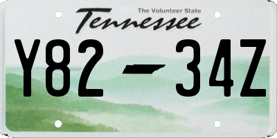 TN license plate Y8234Z