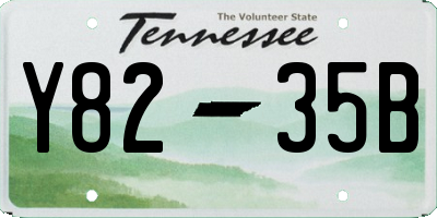 TN license plate Y8235B