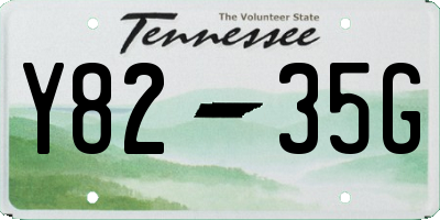 TN license plate Y8235G