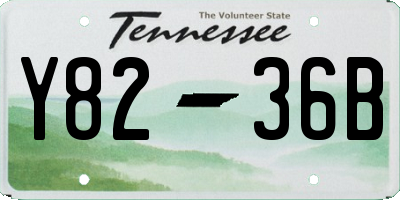 TN license plate Y8236B