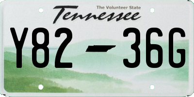 TN license plate Y8236G