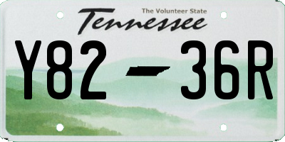 TN license plate Y8236R