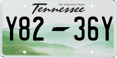 TN license plate Y8236Y