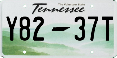 TN license plate Y8237T