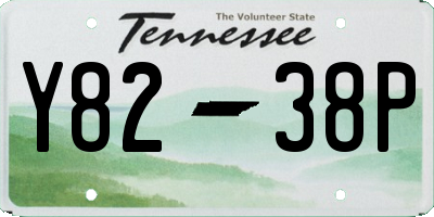 TN license plate Y8238P