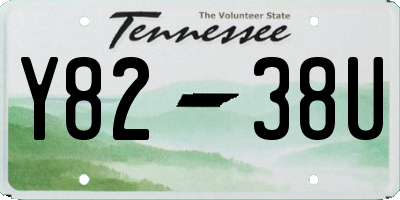 TN license plate Y8238U