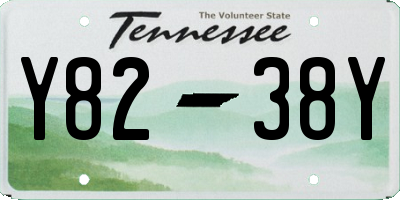TN license plate Y8238Y