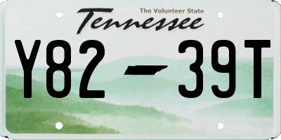 TN license plate Y8239T