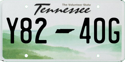 TN license plate Y8240G