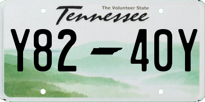 TN license plate Y8240Y