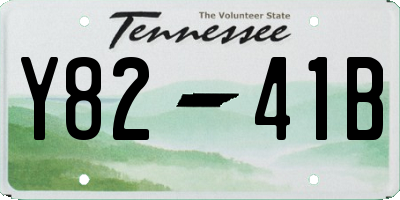 TN license plate Y8241B