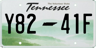 TN license plate Y8241F