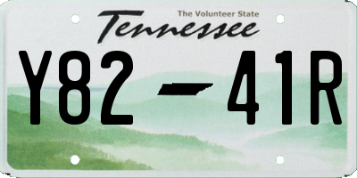 TN license plate Y8241R