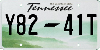 TN license plate Y8241T