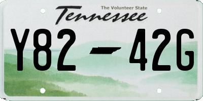 TN license plate Y8242G