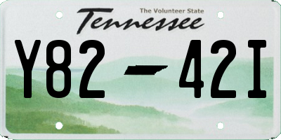TN license plate Y8242I