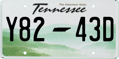 TN license plate Y8243D