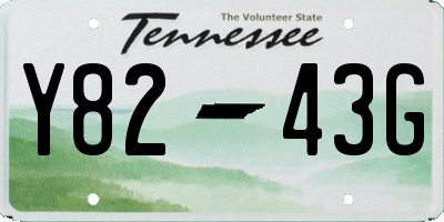 TN license plate Y8243G