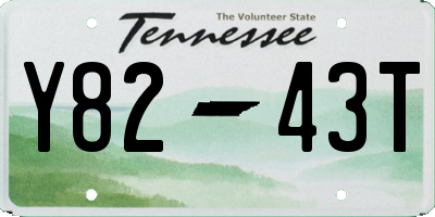 TN license plate Y8243T