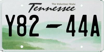 TN license plate Y8244A