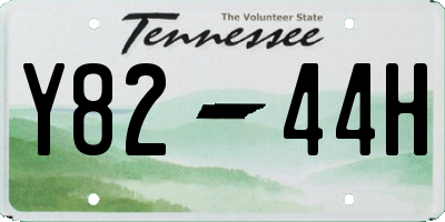 TN license plate Y8244H