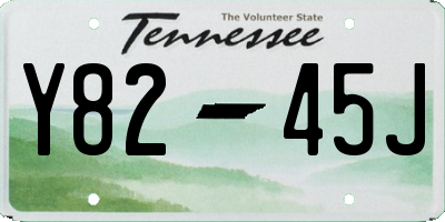 TN license plate Y8245J