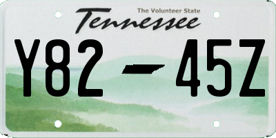 TN license plate Y8245Z