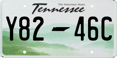 TN license plate Y8246C